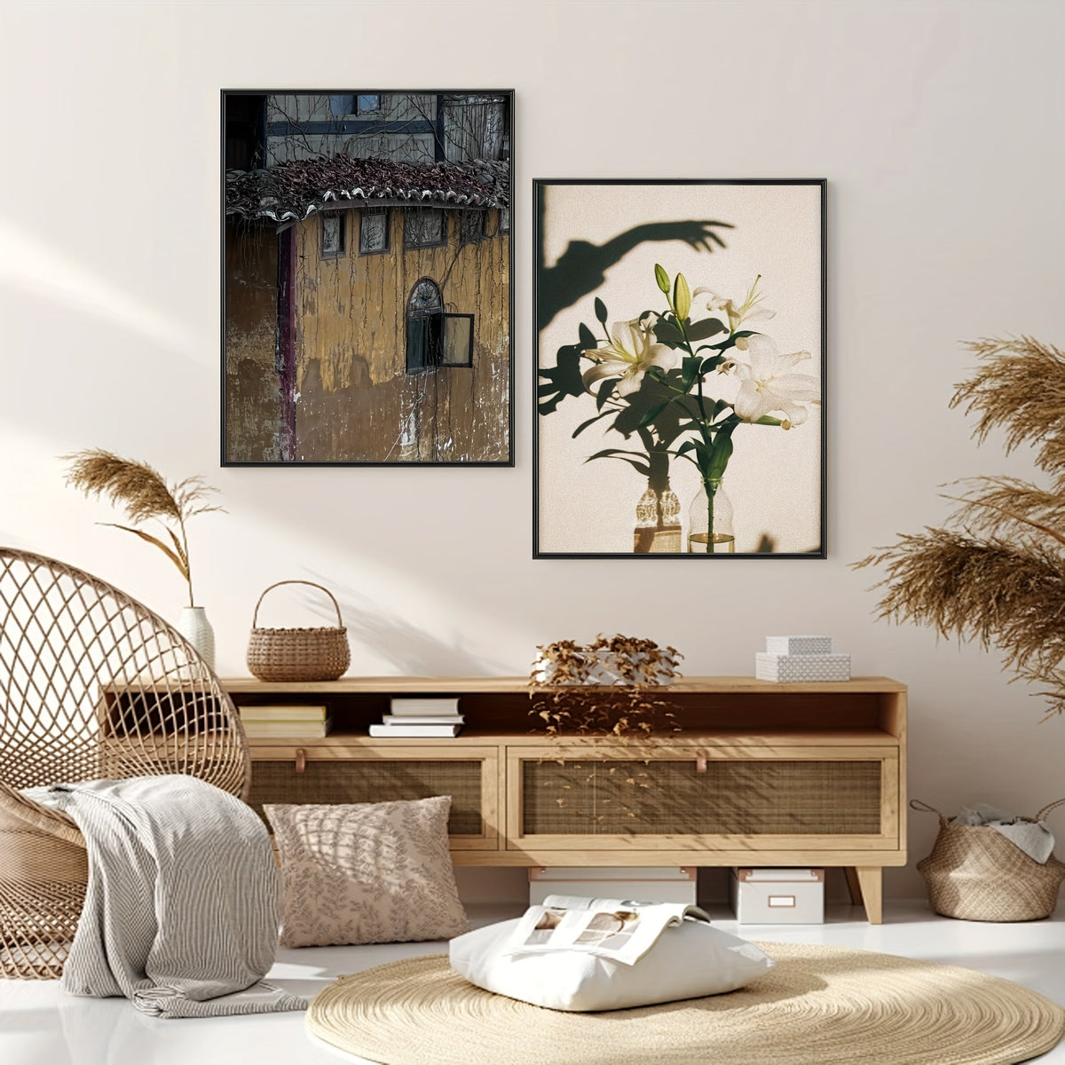 Tamsin | Moldura para Foto | Clássica, Parede e Mesa | Preta, 30x46cm