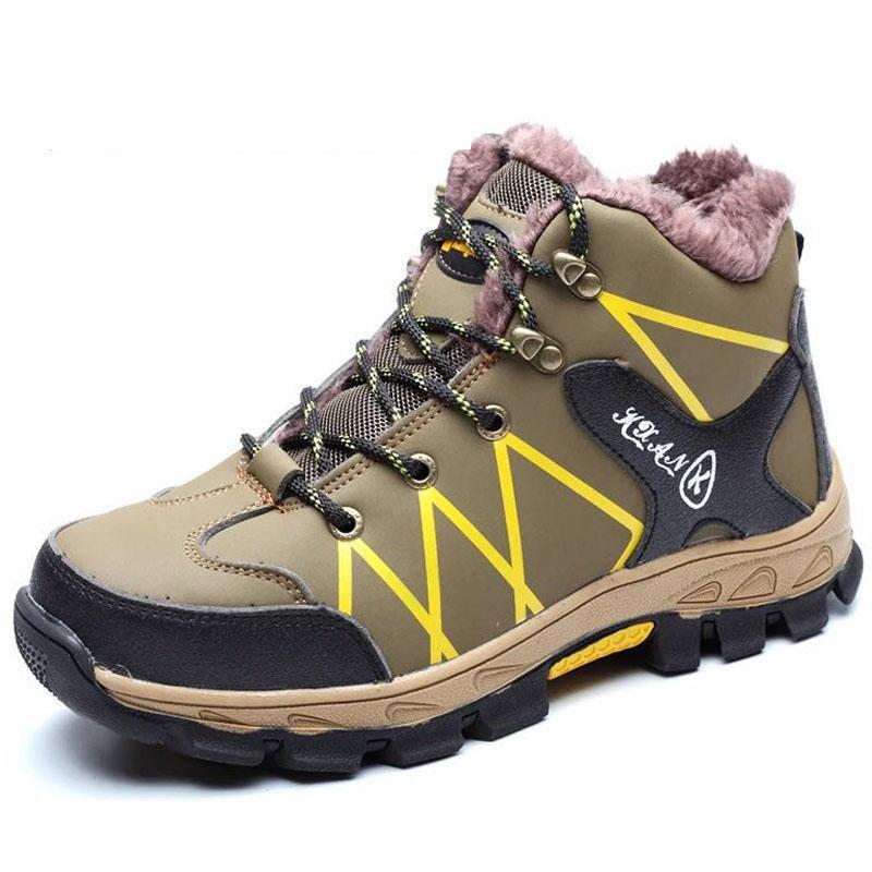 Lyra | Sapatos de Segurança Biqueira de Aço Impermeável Antiderrapante Inverno