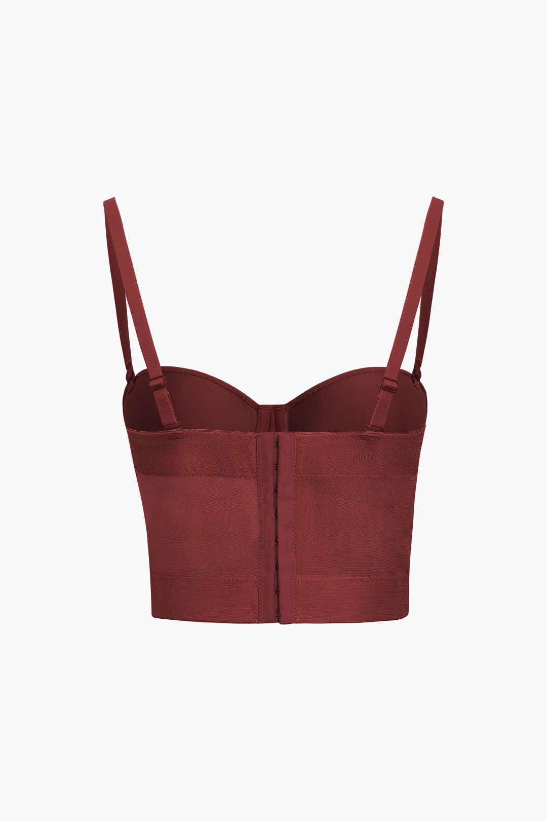 Top de Renda Feminino Bustier com Suporte e Alças Ajustáveis