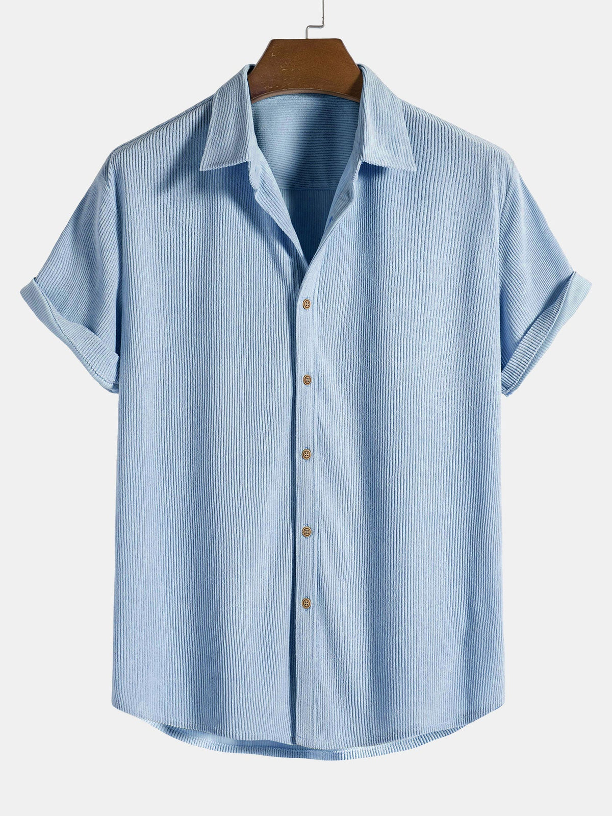 Conjunto feminino 2 peças camisa manga curta e calça casual coordenado