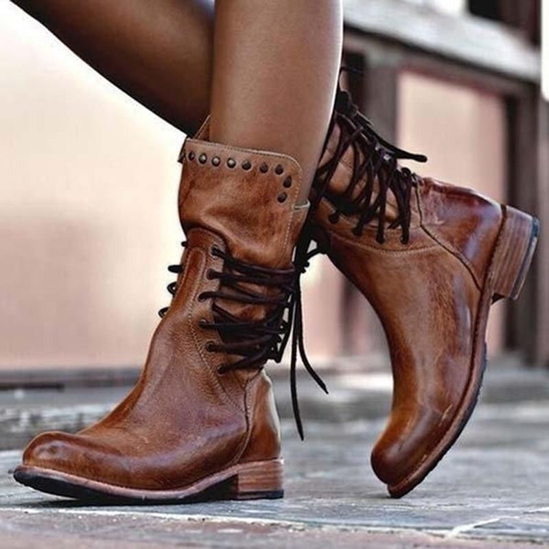 Veda | Botins Femininos de Atacadores Clássicos