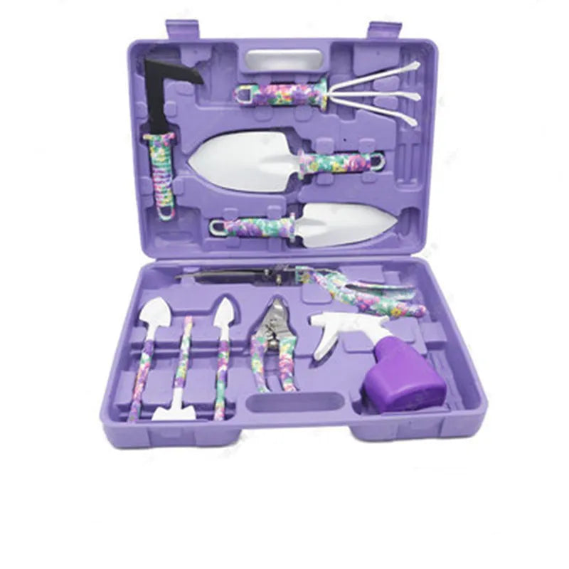 Birdie | Kit de Jardinagem 10 Peças | Conjunto Completo com Mala | Ferramentas de Jardim