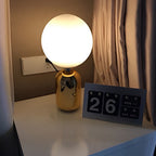 Maeve | Candeeiro de Mesa | Vidro Soprado à Mão, Estilo Nórdico | LED, Metal