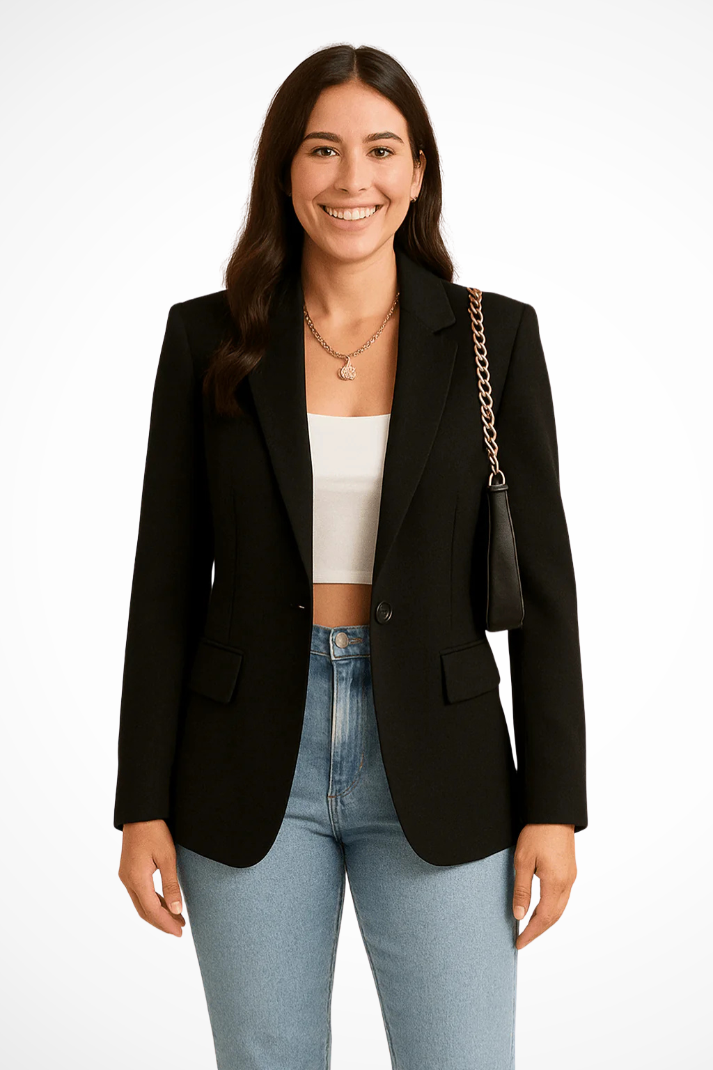Ottoline | Blazer Feminino Estruturado Botão Único