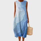 Vestido pelo Joelho Isla | Respirável | Corte Descontraído