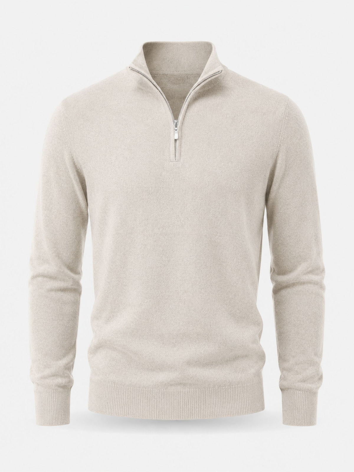 Aria | Camisola Masculina Merino Decote em V com Fecho