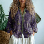 Dione | Blusa Feminina Estampa Natural Relaxada