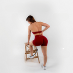 Opal | Conjunto Desportivo Push-Up 3 Peças | Modelador, Confortável | Legging, Top e Short