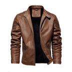 Saoirse | Homem Biker Jacket Forrado Ombros Estruturados