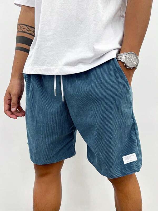 Faye | Homem Shorts Casual Cordão