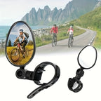 Iris | Espelhos Retrovisores para Bicicleta | Ângulo Largo, Oval, Universal | 2 Unidades