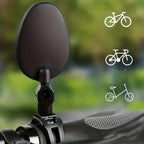 Iris | Espelhos Retrovisores para Bicicleta | Ângulo Largo, Oval, Universal | 2 Unidades