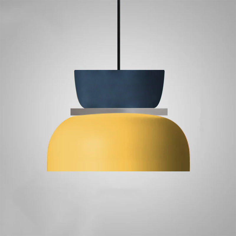 Briar | Luminária Pendente Dome | Estilo Nórdico, LED, Liga de Zinco Bicolor