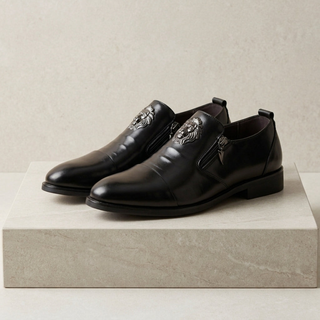 Marlow | Sapatos Social Masculino Couro Zíper Lateral