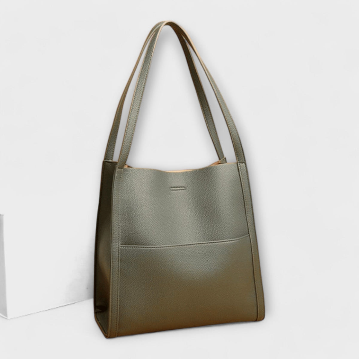 Mala Estruturada | Bolsa de Ombro Feminina | Compartimentos, Fecho Zip