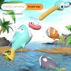 Uma | Jogo de Pesca no Banho | Magnético, Educativo | Bebés e Crianças