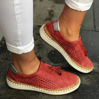 Marlow | Sapatilhas Slip-On Malha Respirável Suporte Plantar Femininas