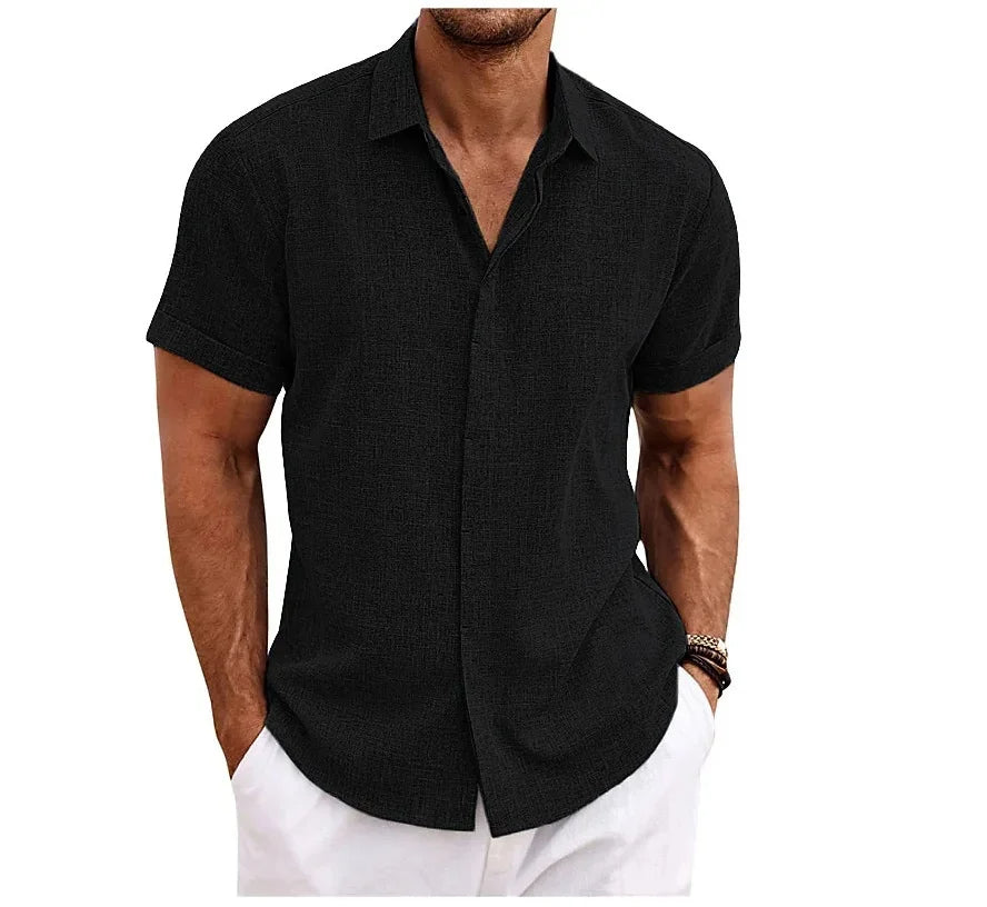 Yasmin | Camisa de Linho Masculina Regular Fit