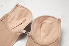 Mulher Body Shaper Decote V Profundo Costas Abertas
