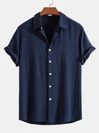 Conjunto Masculino Linho Algodão Camisa e Calça