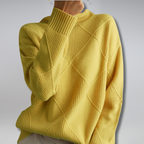 Esma | Mulher Caxemira Gola Alta Pullover