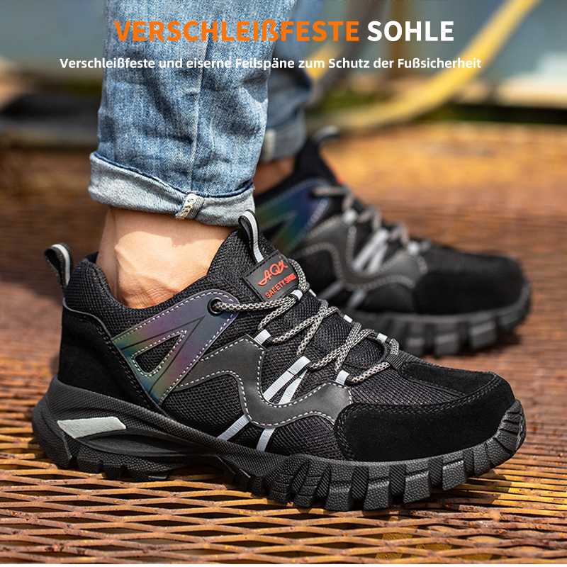 Romilly | Sapatos de Segurança | Biqueira de Aço, Antiderrapante, Refletivo | Respirável