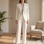 Ondine | Conjunto Feminino 2 Peças | Blazer e Calça, Botões Decorativos | Elegante
