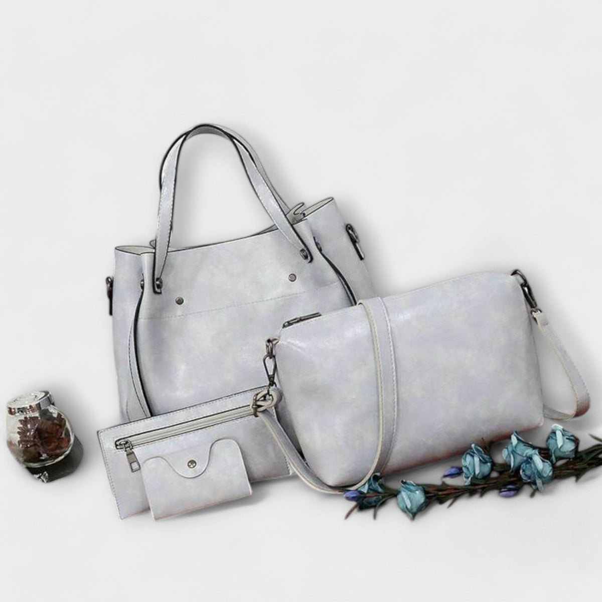 Romilly | Conjunto de Bolsas Vintage 4 Peças