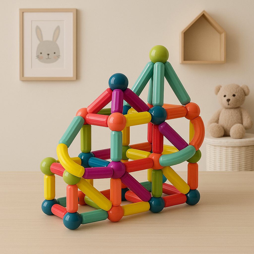 Esma | Brinquedos Magnéticos | Varas Magnéticas Educativas | Criatividade Infantil