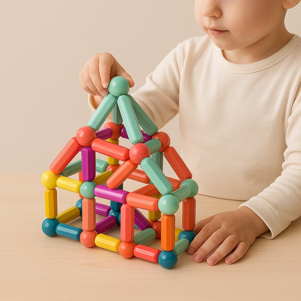 Esma | Brinquedos Magnéticos | Varas Magnéticas Educativas | Criatividade Infantil