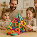 Esma | Brinquedos Magnéticos | Varas Magnéticas Educativas | Criatividade Infantil