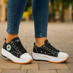 Sapatos ortopédicos e vestidos coleção verão design europeu
