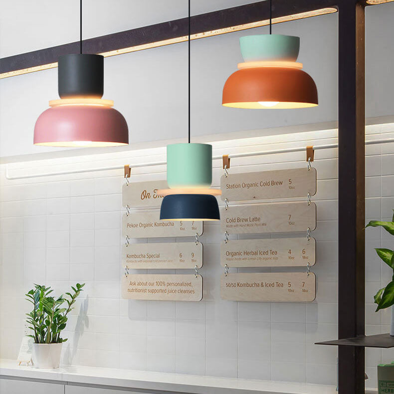 Briar | Luminária Pendente Dome | Estilo Nórdico, LED, Liga de Zinco Bicolor