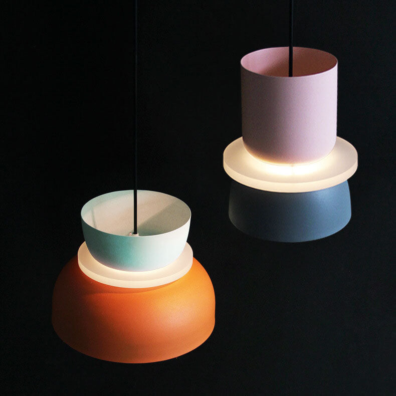 Briar | Luminária Pendente Dome | Estilo Nórdico, LED, Liga de Zinco Bicolor