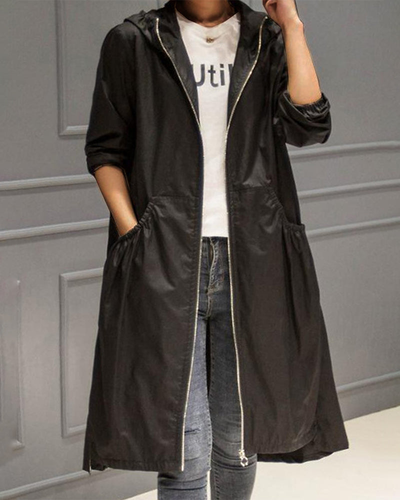 Elsa | Mulher Casaco Trench Coat Ajustado