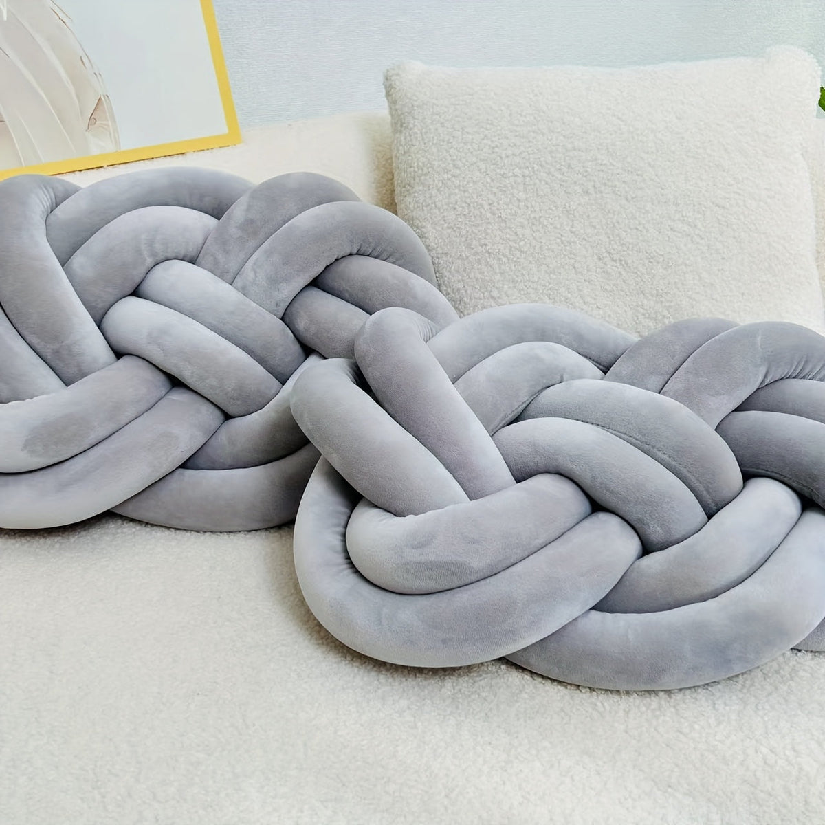 Pearl | Almofadas Decorativas | Pack 2 Unidades, Pelúcia Macia | Sofá, Cama, Sala
