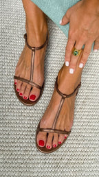 Sandálias Mulher Tira T | Minimalistas, Verão | Design Elegante