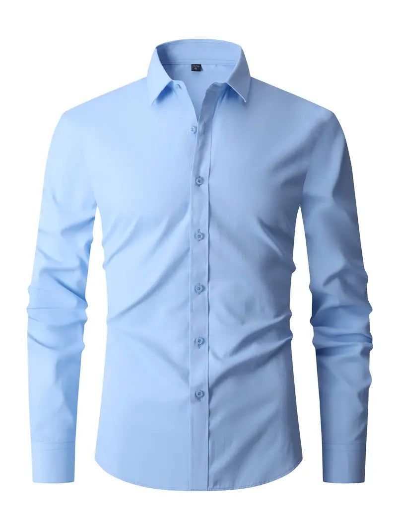 Luna | Camisa Slim Fit Masculina com Botões