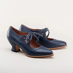 Clea | Sapatos Mary Jane Femininos Salto Bloco Baixo Bico Redondo