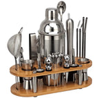 Kit de Bartender Profissional 23 Peças | Coqueteleira em Aço Inox | Hazel