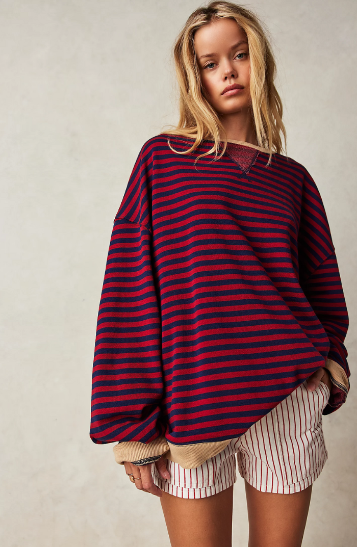 Zinnia | Camisola Oversized às Riscas