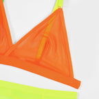 Ivy | Conjunto de Lingerie Neon Colorido