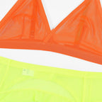 Ivy | Conjunto de Lingerie Neon Colorido