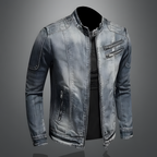 Cora | Homem Jaqueta Jeans Retro