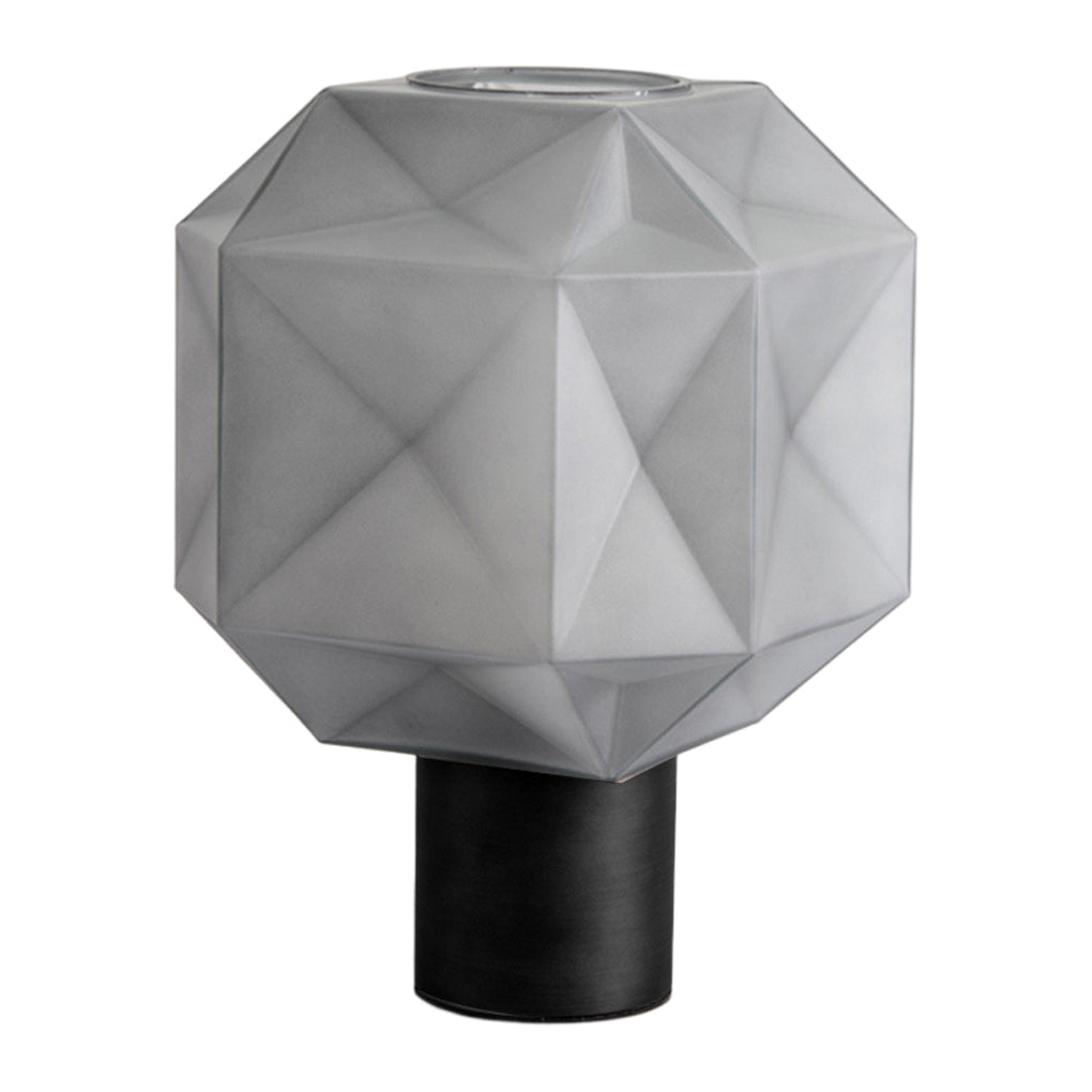 Pearl | Candeeiro de Mesa | Vidro Cinza Fumado, Design Moderno | E27, 1 Luz