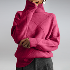 Esma | Mulher Caxemira Gola Alta Pullover