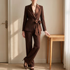 Maren | Fato Feminino 2 Peças | Blazer e Calça, Elegante | Escritório