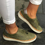 Marlow | Sapatilhas Slip-On Malha Respirável Suporte Plantar Femininas