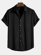 Conjunto feminino 2 peças camisa manga curta e calça casual coordenado