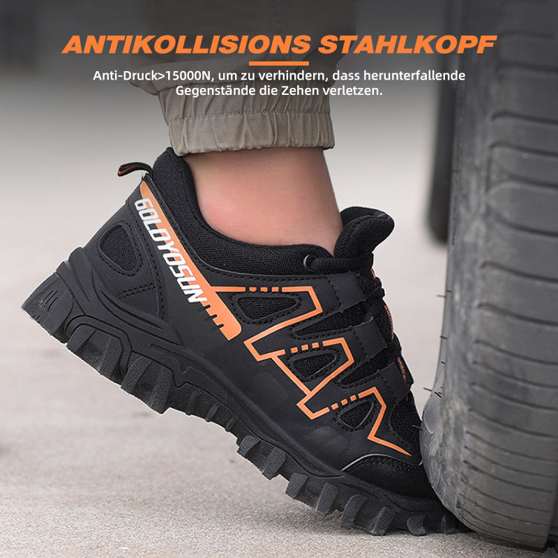 Luna | Sapatos de Segurança com Biqueira de Aço | Leves, Antiderrapantes e Respiráveis | Proteção Anti-Esmagamento